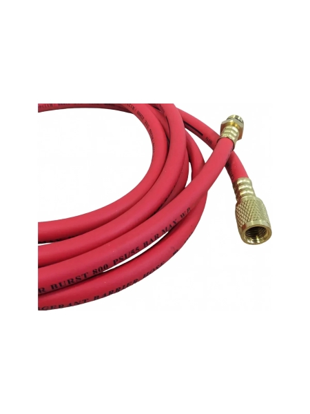Шланг высокого давления заправочный для фреона 3 м, 1/4"-1/4" WIEDERKRAFT WDK-300RH