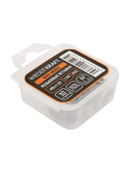 Набор вставок резьбовых WIEDERKRAFT M9x1.25, 1,5d, 10 предметов WDK-IN0912