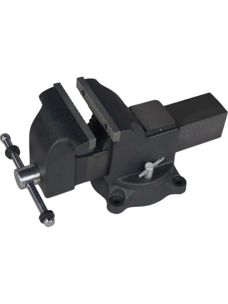 Профессиональные слесарные тиски WIEDERKRAFT поворотные, с наковальней, 200 мм WDK-BV200