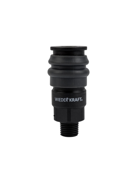 Композитное быстроразъёмное соединение (рапид- 1/4"М) WIEDERKRAFT WDK-820SM