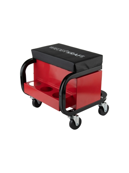 Ремонтный табурет на колесах с 3 ящиками WIEDERKRAFT г/п 110 кг WDK-86032