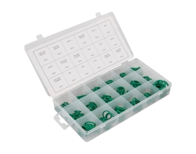 Набор уплотнительных колец резиновых, бензомаслостойких, термостойких для кондиционеров авто, 270шт WIEDERKRAFT WDK-214044