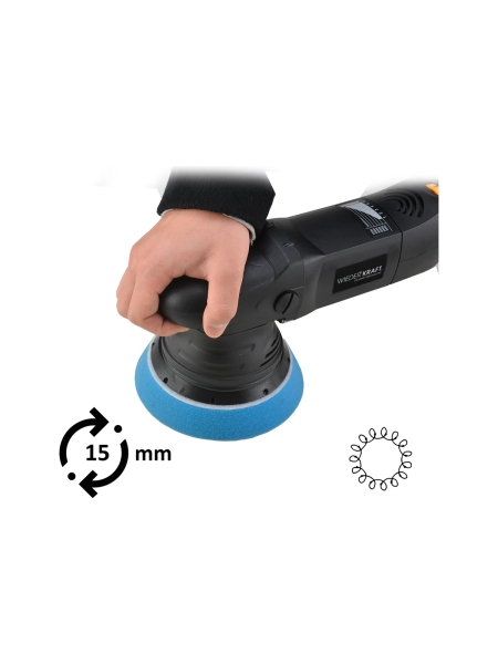 Полировальная ротор-орбитальная машина WIEDERKRAFT WDK-Stinger15 WDK-PM1500R
