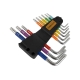 Набор ключей WIEDERKRAFT TORX 1,5-10 мм, 9 шт, сталь S2 WDK-TS1050