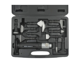 Набор для рихтовки кузова автомобиля WIEDERKRAFT  в пластиковом кейсе, 12 предметов WDK-65081A