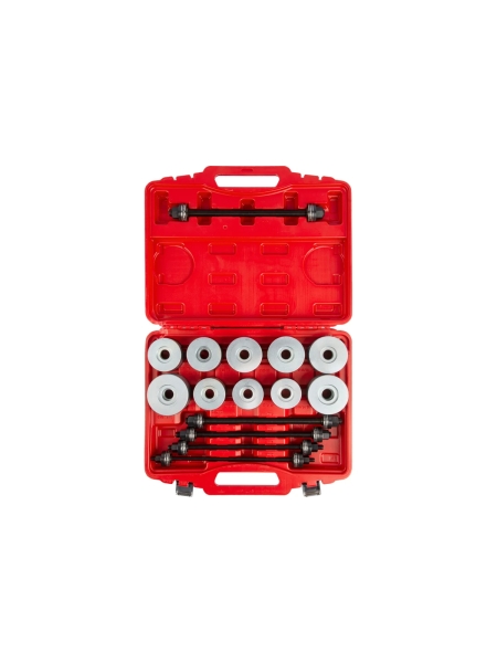 Съемник сайлентблоков WIEDERKRAFT набор оправок, 24 предмета WDK-214920