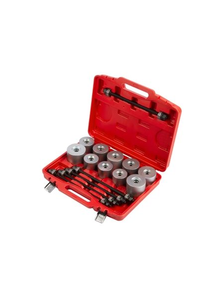 Съемник сайлентблоков WIEDERKRAFT набор оправок, 24 предмета WDK-214920