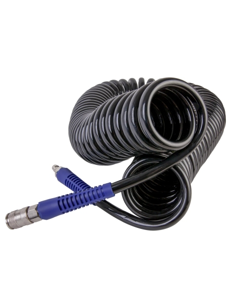 Шланг пневматический спиральный с БРС (10х14 мм; 10 м) WIEDERKRAFT WDK-65810