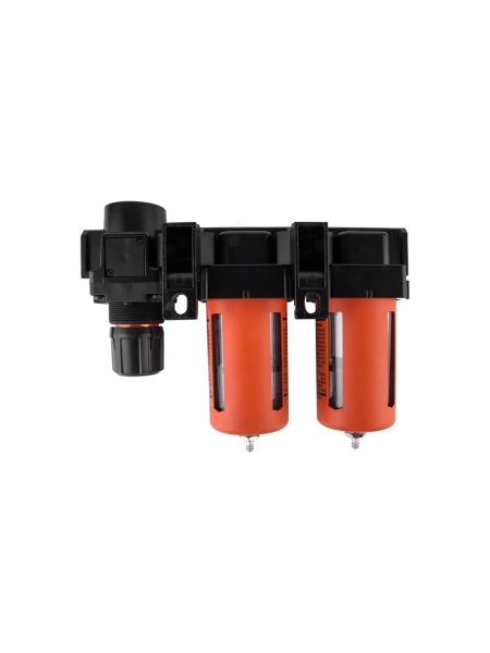 Блок подготовки воздуха: масловлагоотделитель, регулятор, манометр (3000 л/мин; 10 бар; 1/2") WIEDERKRAFT WDK-70740