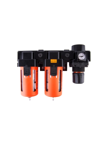 Блок подготовки воздуха: масловлагоотделитель, регулятор, манометр (3000 л/мин; 10 бар; 1/2") WIEDERKRAFT WDK-70740