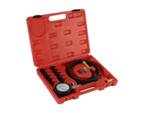 Тестер давления масла в двигателе WIEDERKRAFT c адаптерами, 12 предметов WDK-214318