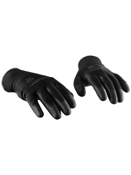 Защитные легкие бесшовные перчатки WIEDERKRAFT размер L, пара WDK-PU01B/L