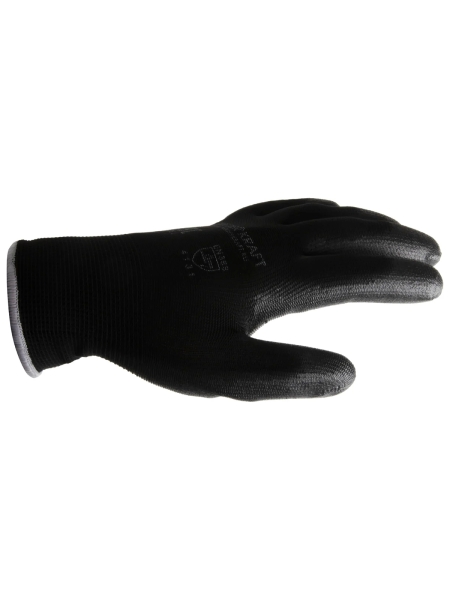 Защитные легкие бесшовные перчатки WIEDERKRAFT размер L, пара WDK-PU01B/L