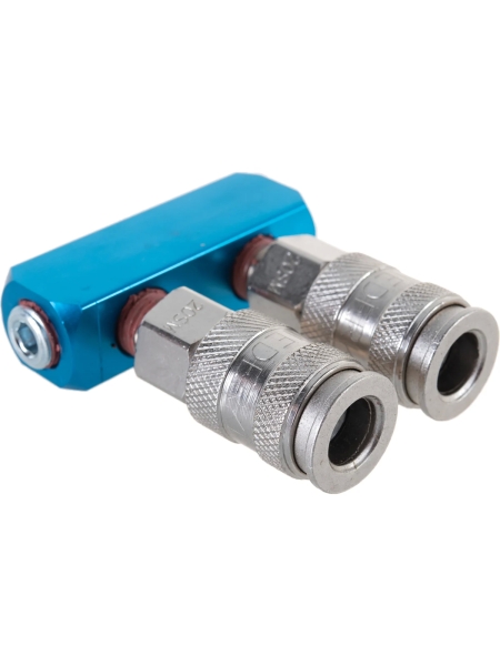 Разветвитель пневматический (1/4"; рапид EURO) WIEDERKRAFT WDK-82ML