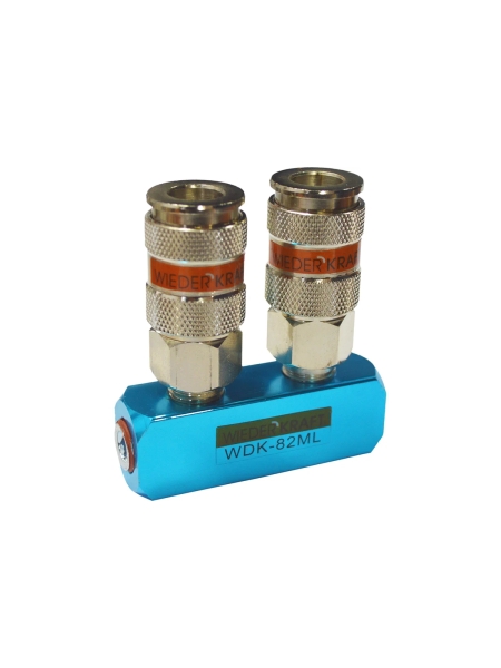 Разветвитель пневматический (1/4"; рапид EURO) WIEDERKRAFT WDK-82ML