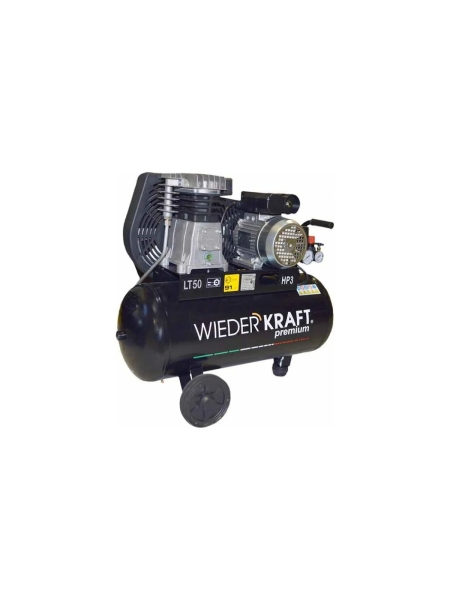 Двухцилиндровый ременной компрессор WIEDERKRAFT 50л 320л/мин WDK-90532