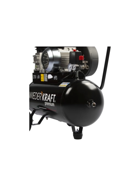 Двухцилиндровый ременной компрессор WIEDERKRAFT 50л 320л/мин WDK-90532