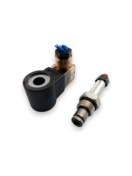 Электромагнитный спускной клапан WIEDERKRAFT клапан 74x54x34 мм 24V DC для подъемников WDK-522E-004080