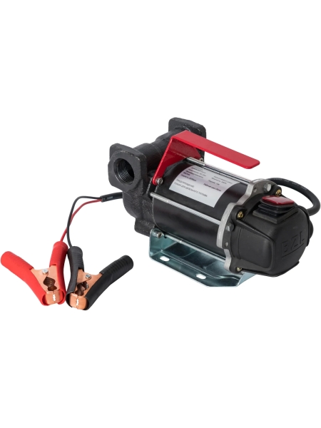 Насос перекачки топлива электрический WIEDERKRAFT 24v, заправочный раздаточный пистолет, комплект шлангов WDK-DYB50HT(24V)