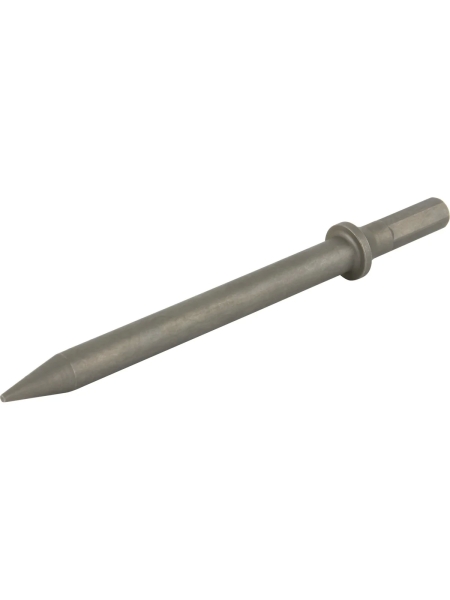 Зубило точечное HEX 10 175 мм, Cr-Mo WIEDERKRAFT для пневматического молотка WDK-HX24122