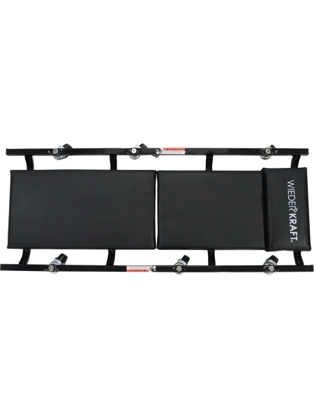 Ремонтный подкатной лежак на шести колесах WIEDERKRAFT складной WDK-86044