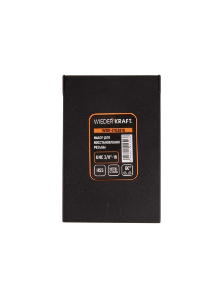 Набор для восстановления резьбы WIEDERKRAFT UNC 3/8-16 WDK-IT03816