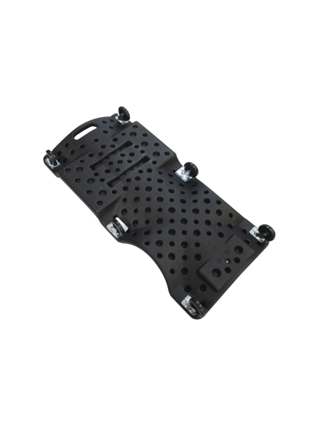 Подкатной пластиковый лежак WIEDERKRAFT 6 поворотных колес, мягкое изголовье WDK-84068