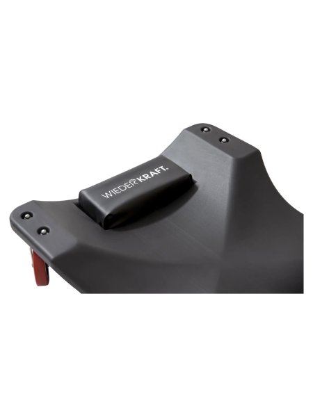 Подкатной пластиковый лежак WIEDERKRAFT 6 поворотных колес, мягкое изголовье WDK-84068