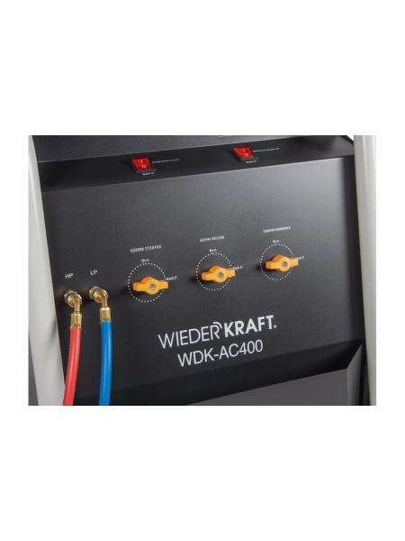 Установка для заправки автомобильных кондиционеров WIEDERKRAFT ручная WDK-AC400