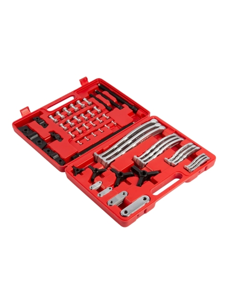 Комплект двух- и трехзахватных съемников подшипников WIEDERKRAFT 72 предмета, в кейсе WDK-214500A