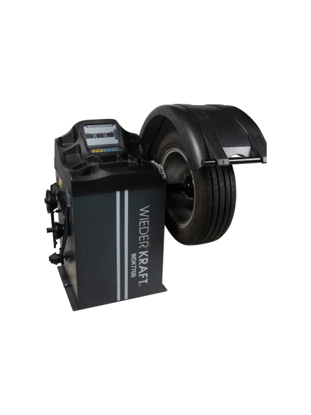 Балансировочный стенд WIEDERKRAFT с автоматическим измерением двух параметров, вал 40 мм WDK-770B