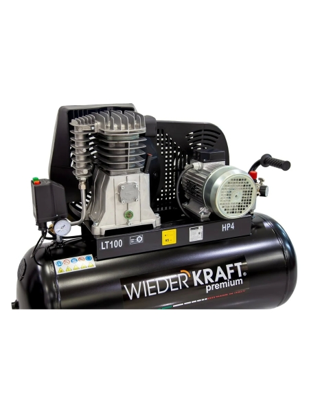 Воздушный ременной компрессор 100л 541л/мин WIEDERKRAFT WDK-91054