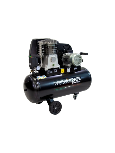 Воздушный ременной компрессор 100л 541л/мин WIEDERKRAFT WDK-91054