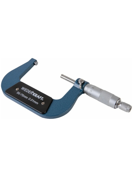Микрометр WIEDERKRAFT нониусный, 50-75 мм, 0.01 мм WDK-MM7501