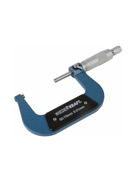Микрометр WIEDERKRAFT нониусный, 50-75 мм, 0.01 мм WDK-MM7501