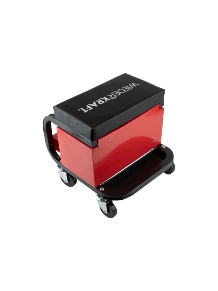 Ремонтный табурет на колесах с 3 ящиками WIEDERKRAFT г/п 110 кг WDK-86032