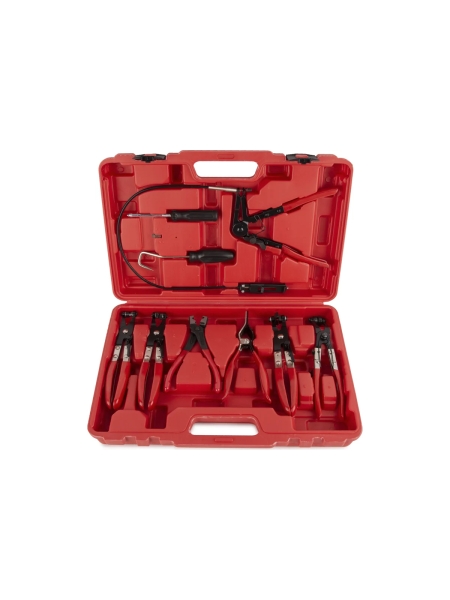 Набор съемников для работы с хомутами WIEDERKRAFT 9 предметов WDK-214690