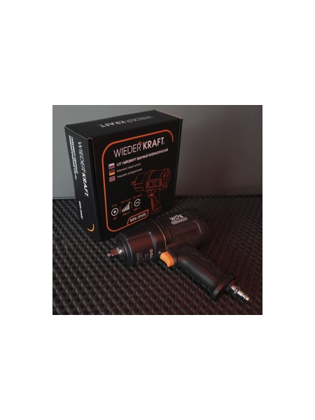 Пневматический ударный гайковерт WIEDERKRAFT 1/2", 1750 Нм, композитный корпус WDK-20450