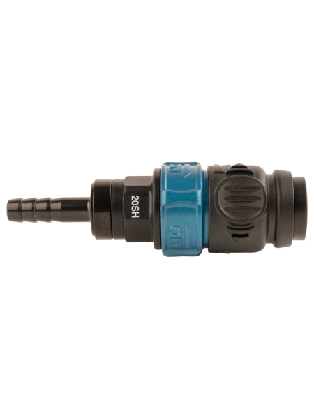 Композитное пневматическое быстроразъемное соединение WIEDERKRAFT с предохранителем, елочка 5/16 WDK-820SHS