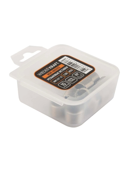 Набор вставок резьбовых WIEDERKRAFT UNC 1/2-13, 1,5d, 10 предметов WDK-INI01213