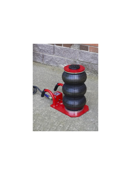 Пневматический домкрат WIEDERKRAFT 3т 145-440mm с короткими ручками, WDK-81813A