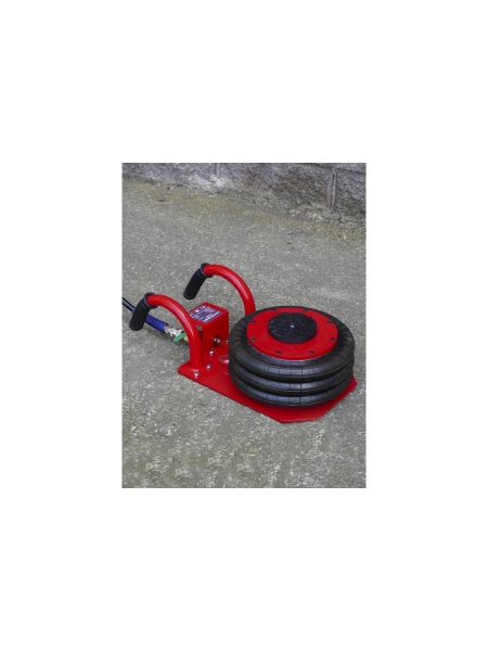 Пневматический домкрат WIEDERKRAFT 3т 145-440mm с короткими ручками, WDK-81813A