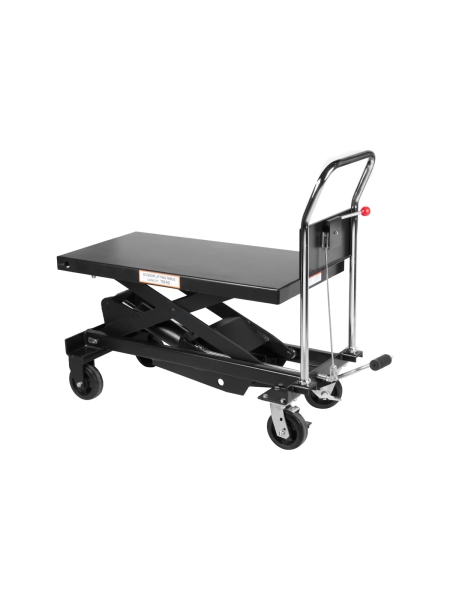 Платформенная тележка с подъемным столом WIEDERKRAFT г/п 750кг WDK-84075