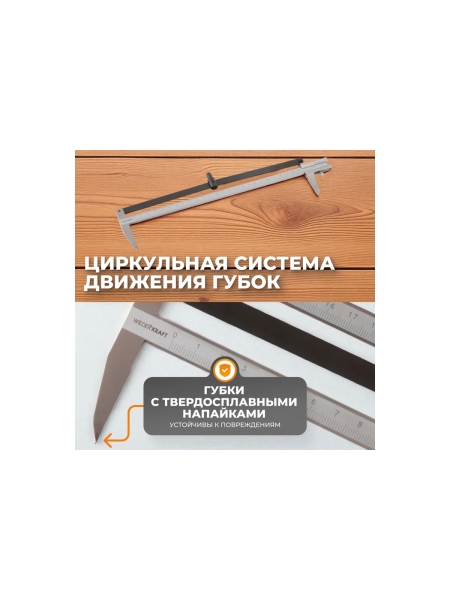 Разметочный штангенциркуль WIEDERKRAFT 250 мм, 0.1 мм WDK-CM2501