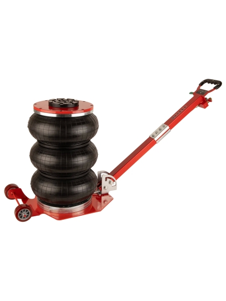 Домкрат пневматический подкатной WIEDERKRAFT 5т, 145-440 мм, с регулировкой угла наклона рукояти WDK-81813D