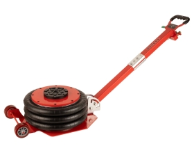 Домкрат пневматический подкатной WIEDERKRAFT 5т, 145-440 мм, с регулировкой угла наклона рукояти WDK-81813D