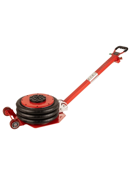 Домкрат пневматический подкатной WIEDERKRAFT 5т, 145-440 мм, с регулировкой угла наклона рукояти WDK-81813D