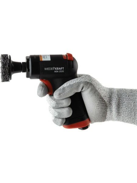 Пневматическая шлифовальная машинка WIEDERKRAFT 50 мм, 18000 Об/мин, 380 Вт WDK-25310