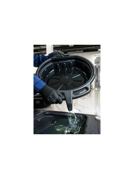 Пластиковая емкость для слива отработанного масла WIEDERKRAFT 18 л WDK-65258