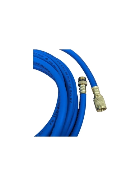 Шланг низкого давления заправочный для фреона 5 м, 1/2"-M14x1.5 WIEDERKRAFT WDK-500ACB